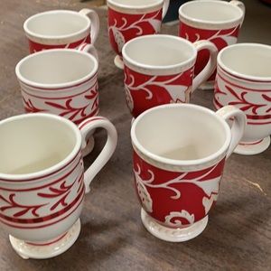 Fitz and Floyd mugs. These are from the Town and Country line.